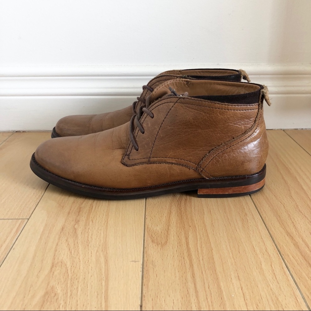 Cole Haan Ogden Stitch Chukka Boots Brown Size 10